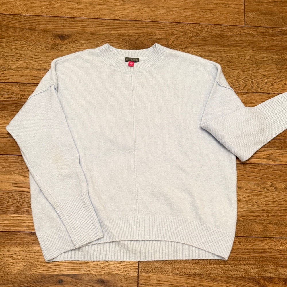 Vince Camuto Women’s Soft Blue Crewneck Sweater